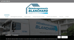 Desktop Screenshot of demenagement-blanchard.com