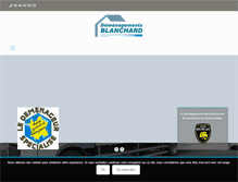 Tablet Screenshot of demenagement-blanchard.com
